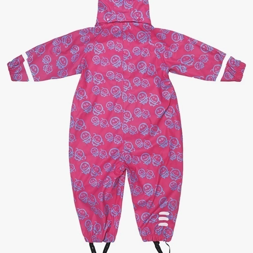 NWT Orline Pro Girls Reflective Rain Suit Size 92/2Yr